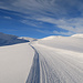 der Weg hinauf zur Arflinafurgga,-  eine traumhaft schöne Winterlandschaft.