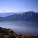 Fernsicht bis zum Monte Rosa und den  übrigen Walliser Viertausendern