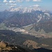 Blick vom Spielberghorn zu den Loferer Steinbergen