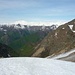 Blick zurück vom Scaredi - Pass ins Val Grande, im Hintergrund Gran Paradiso (?)