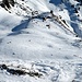 L'alpeggio, una cinquantina di metri in basso