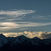 Il sole è calato dietro la Montagna Ronda (foto di Ferruccio)
