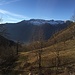 La catena del Massone vista dall'Alpe La Piana