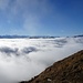 Scheidegg und Dossen nur wenig oberhalb des Nebelmeeres