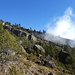 letzte Nebelfetzen überm Bergsturzgebiet