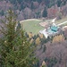 Tiefblick zur Arzler Alm