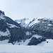 tief verschneite Alpstein mit dem Säntis