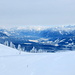 ein Sichtfenster öffnet sich nach Vorarlberg - überall herrscht tiefster Winter