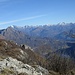 oberhalb der Forcola wird der Blick nach Osten frei