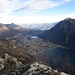 schöner Tiefblick auf Porlezza