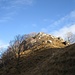 während des Abstiegs kam noch einmal die Sonne durch und liess den Ostgipfel erstrahlen