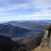 Blick über den Lago di Lugano Richtung Monte Rosa
