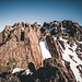 Kletterei am Grat zum Gipfel des Monte Cinto