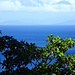 Blick nach Norden auf die ca. 50km entfernte Insel Guadeloupe. Auch ein Blick von der Dritten in die Erste Welt.