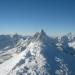 Gipfelaussicht vom Hauptgipfel nach Westen zum Dent d´Hérens (4174m), Matterhorn (4477,5m) und Dent Blanche (4357m). Der Hauptgipfel wurde am 13.8.1813 erstmals von Henry Maynard, Joseph-Marie Coutet, Jean Gras, Jean-Baptiste Erin und Jean-Jacques Erin bestiegen.