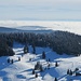 Blick über das Nebelmeer zum Säntis