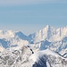 <b>Alphubel (4206 m) - Täschhorn (4491 m) - Dom (4545 m).</b>