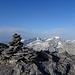Gipfelsteinmann Ruchi - mit Bifertenstock und Tödi