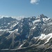 Panorama vom Kuhkopf: der südseitig gegenüberliegende Karwwendel-Hauptkamm