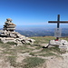 Monte Gorzano - Am Gipfel. Im Hintergrund ist die Adria zu erahnen.
