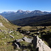 Im Abstieg vom Monte Gorzano - Nach wie vor in herrlicher Landschaft mit Blick zum Gran Sasso.
