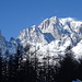 Cresta di Peutérey e Monte Bianco.