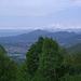 Blick über die Regione Insubrica auf die Walliser Alpen 