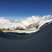 Der Nebel greift leicht über den Grimselpass hinweg