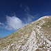 Im Aufstieg zum Monte Tremoggia - Kurz vor Erreichen des Gipfels.