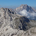 Unterwegs zwischen Monte Tremoggia und Monte Camicia - Seitenblick kurz vor Ankunft am Gipfel, u. a. zu Corno Grande und Monte Prena.