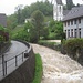 Sintflutregen am Auffahrtstag III:<br />über die wilde Töss nach Freienstein