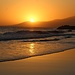 Sonnenuntergang von Playa del Carmen gesehen