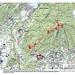 Monte Pravello e Poncione d'Arzo: mappa.