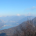 Vista verso Lugano dalla cima del Pravello.