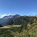 Blick zur hübschen Ebene der Alpe Dèvero