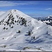 Blick zur Wildkarspitze - zum Abstieg in den Langen Grund direkt rechts aus dem Bild wandern