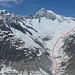 03 Der Skiaufstieg bis zum NO-Grat des Aletschhorns.