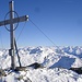 Skitour am 19.12.2007: das alte 1969er Gipfelkreuz, das neue ist ähnlich