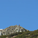 La cima del Fumadiga zoomata dalla Capanna