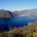 Sasso delle Parole : panorama sul Lago Ceresio