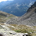 Sicht ins Bedrettotal vom Passo di Lucendro 2532m aus.