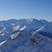 Blick ins Bernina-Massiv