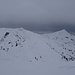 Am Südhang der Jochspitze ist ein frisches Schneebrett abgegangen...