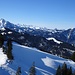 Die Aussicht von P. 1522 Richtung Innerschweiz ist weit besser als vom "richtigen" Gipfel