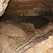 Schleifsandhöhle, teilverbrochener First