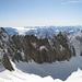 Verbindungsgrat vom Tiefenstock zum Gletschhorn - eine impossante Kullisse