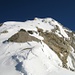 Standort Nördl. Tiefensattel 3334m - den Gipfel des Tiefenstock sieht man nur ganz knapp (kleiner schneebedeckter Gipfel, welcher sich im Hintergrund rechts im Bild präsentiert (von den 4 Spitzen der links aussen)