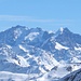 <b>Piz Bernina (4049 m) e Piz Roseg (3937 m).</b>