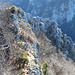 parte della ferrata vista salendo alla cima sud