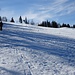 Der harte Schnee am Chellenspitz trägt sehr gut